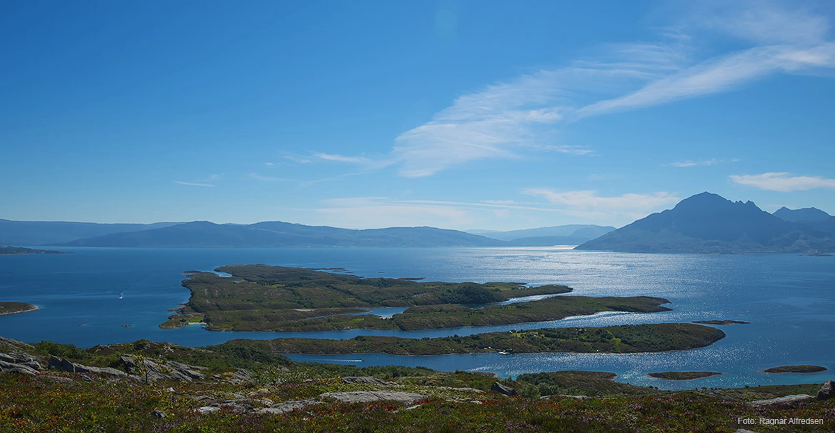 Bilde tatt fra Onøyfjellet mot syd