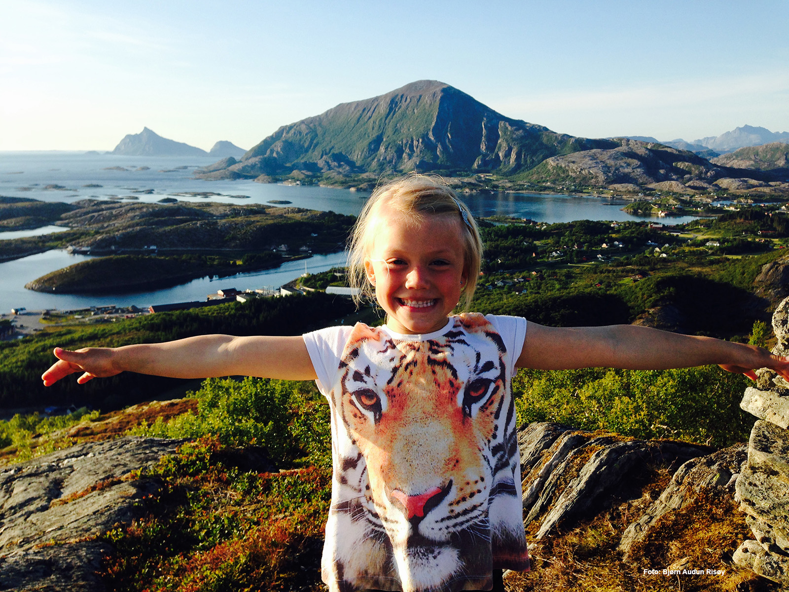 jente på fjellet
